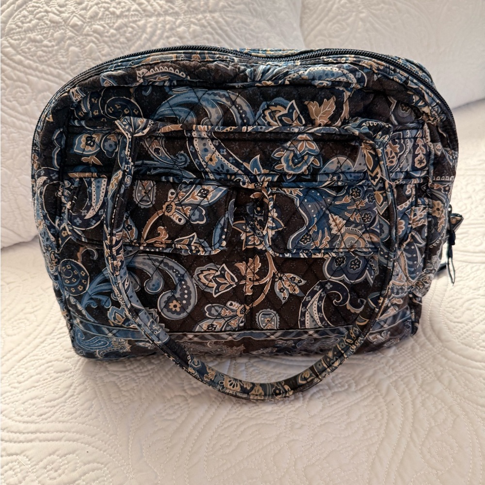 Vera Bradley Blue and Black Patterned Women's Bag